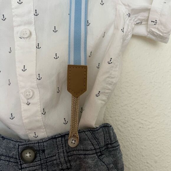 H&M Shirt and Shorts 6-9 months - Picture 4 of 7